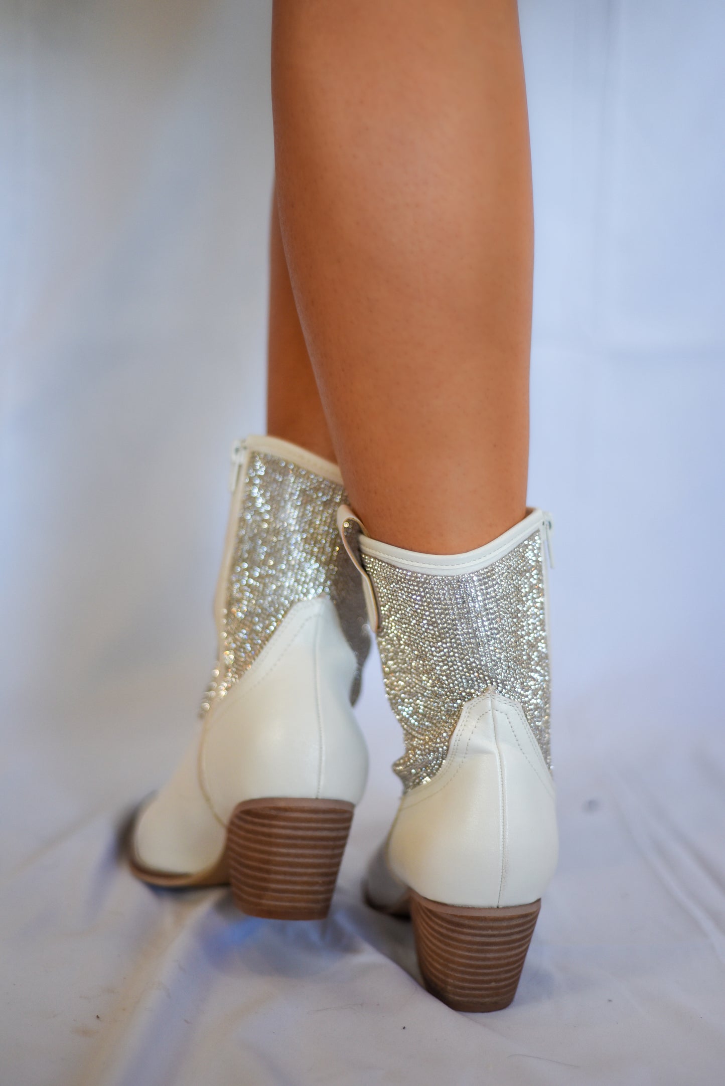 Western Rhinestone Booties
