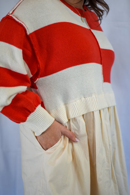 Striped Sweater Dress
