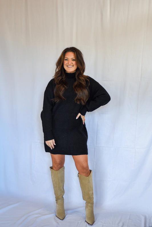 Black Sweater Dress