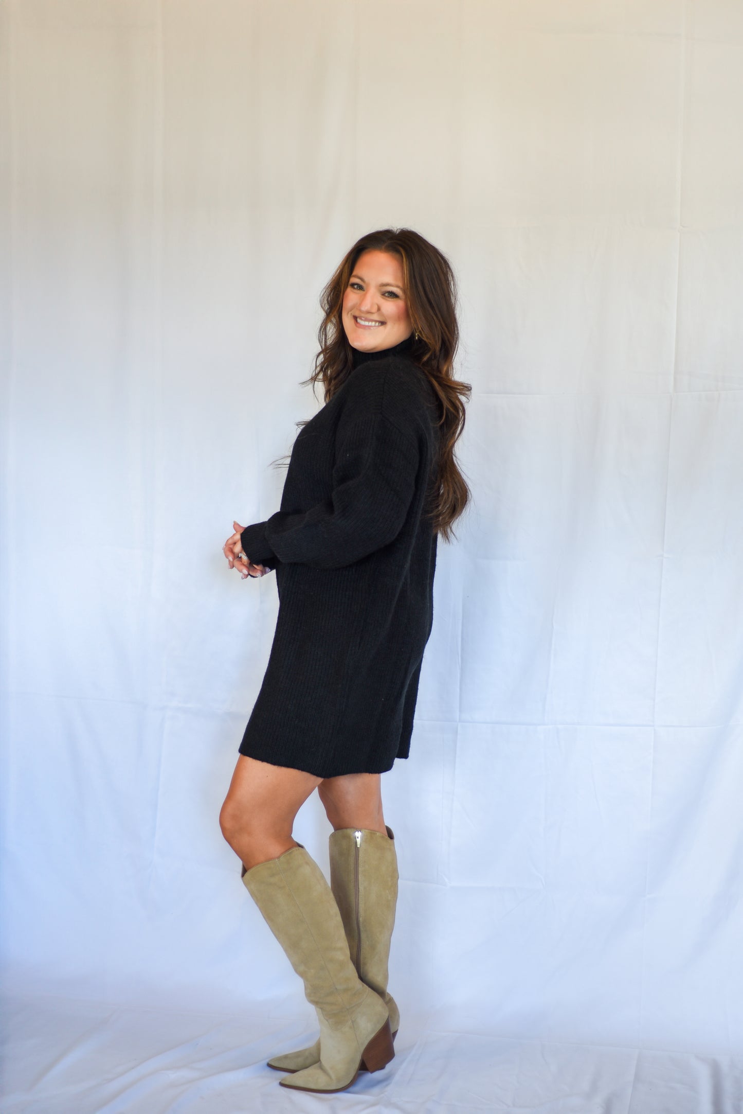 Black Sweater Dress