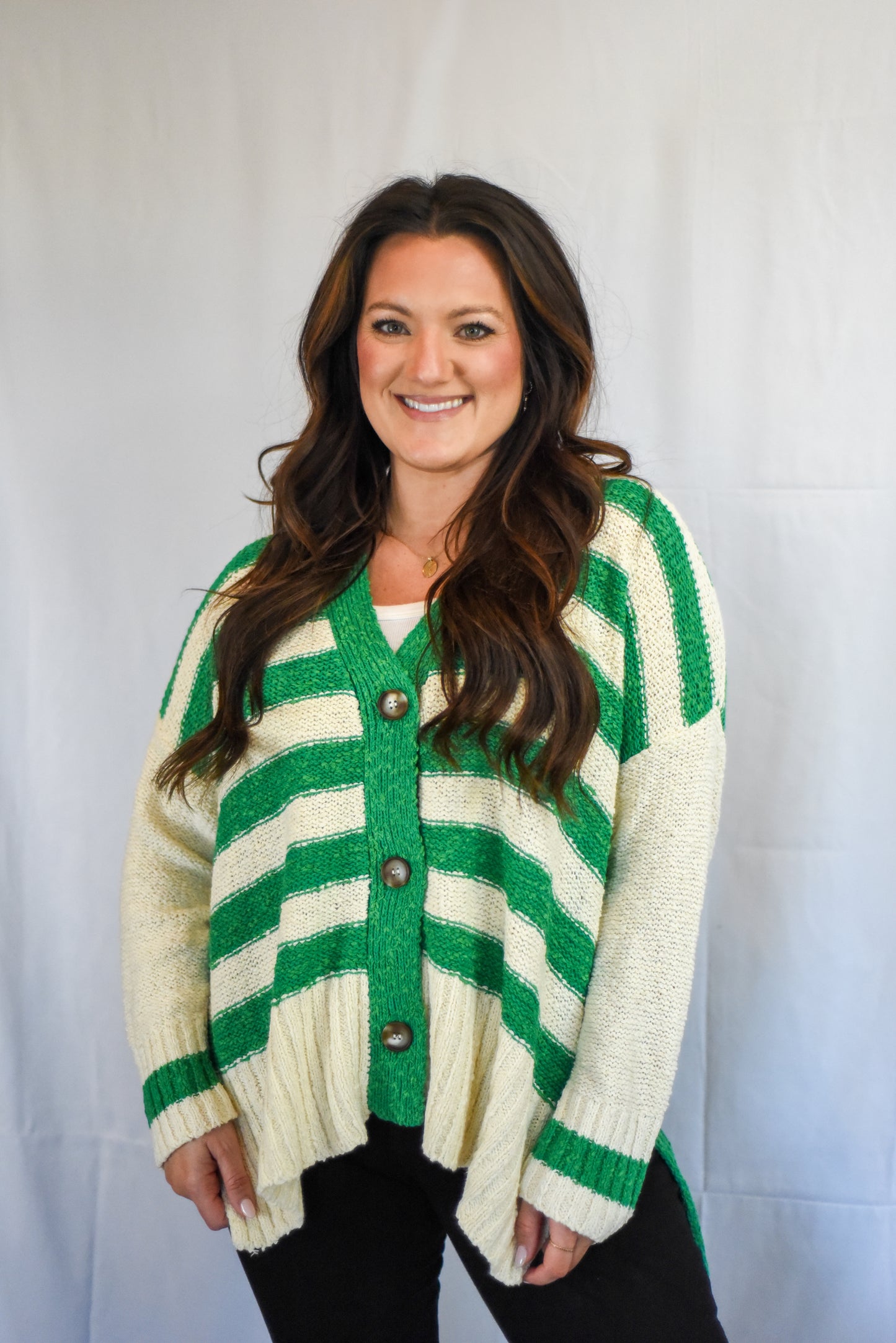 Stripe Cardigan