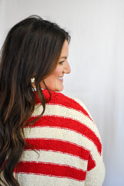 Stripe Cardigan