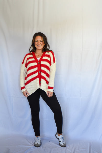 Stripe Cardigan